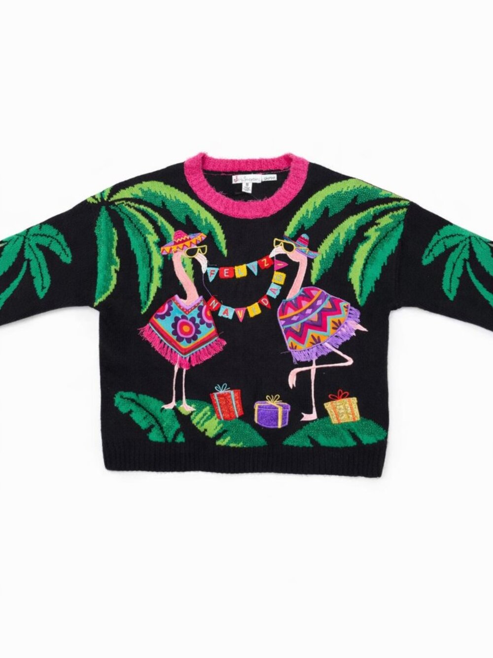 Jolly Sweaters Flamingo Party Knit – Tropical Fun!